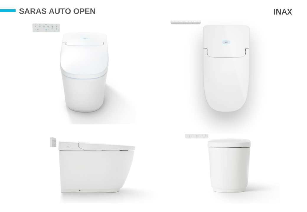 Dòng sản phẩm bàn cầu mới SARAS AUTO OPEN